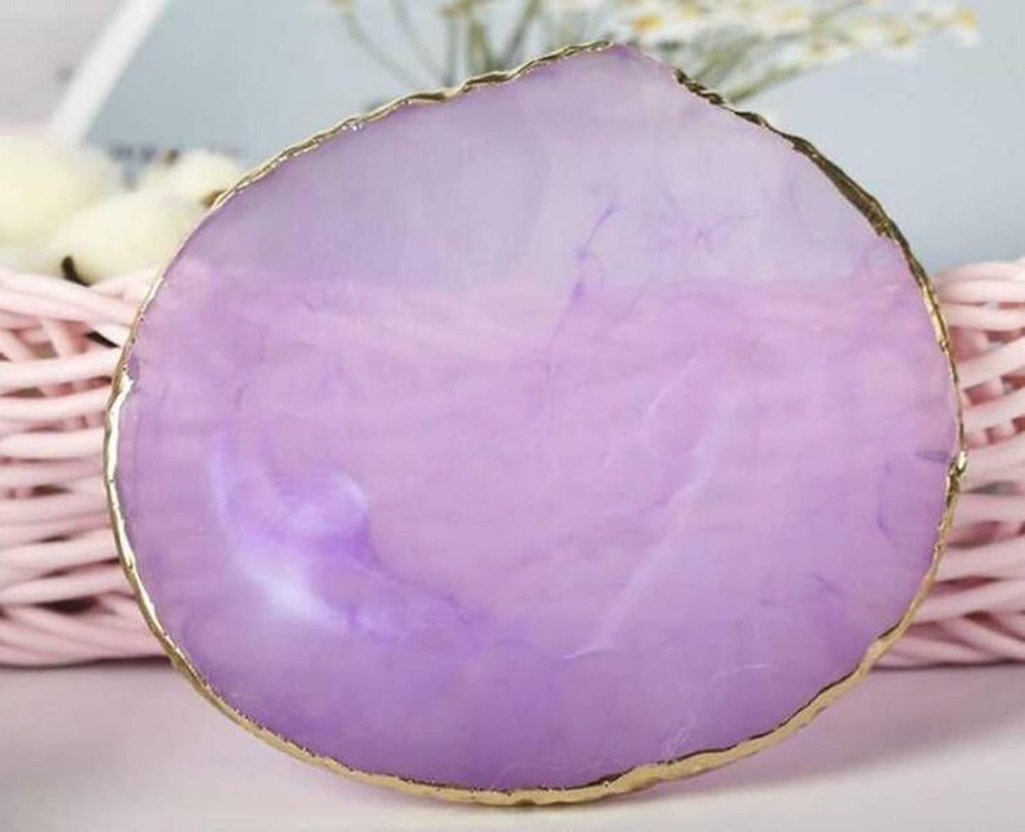 1 Piece Nail Art Palette Nail Polish Palette Mixing Palette Makeup Plate Nail Plates for Nail Art Nail Tip Holder Nail Art Display (1 purple)