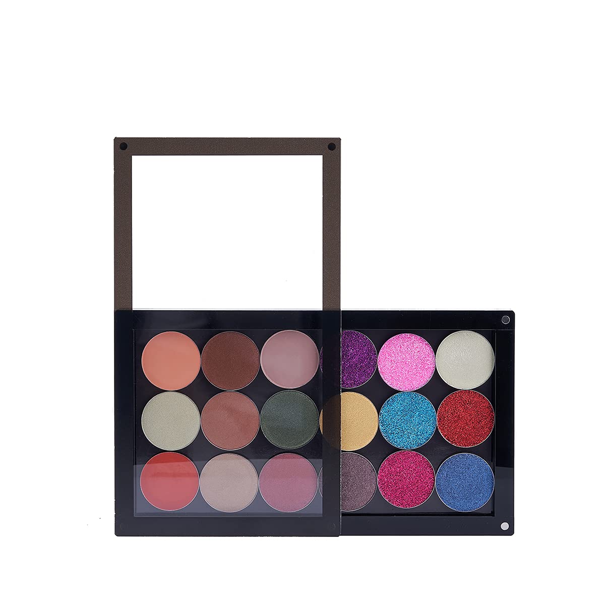 Acrylic magnetic Makeup Palette Empty Eyeshadow Palette with Magnet Clear Window