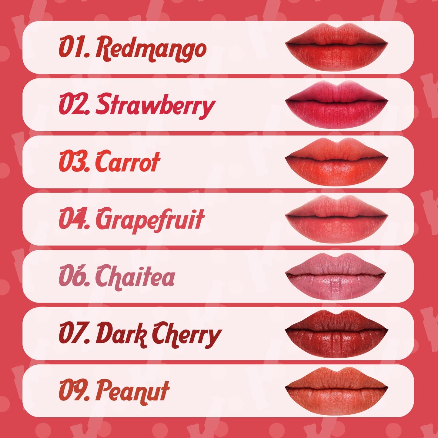 THESAEM Saemmul Mousse Candy Tint #4 Grapefruit Mousse - High Pigment Matte Finish Long Lasting Lip Stain with Honey Extracts to Hydrate Lips - Weightless & Smudge-Proof, 0.3 fl.oz.