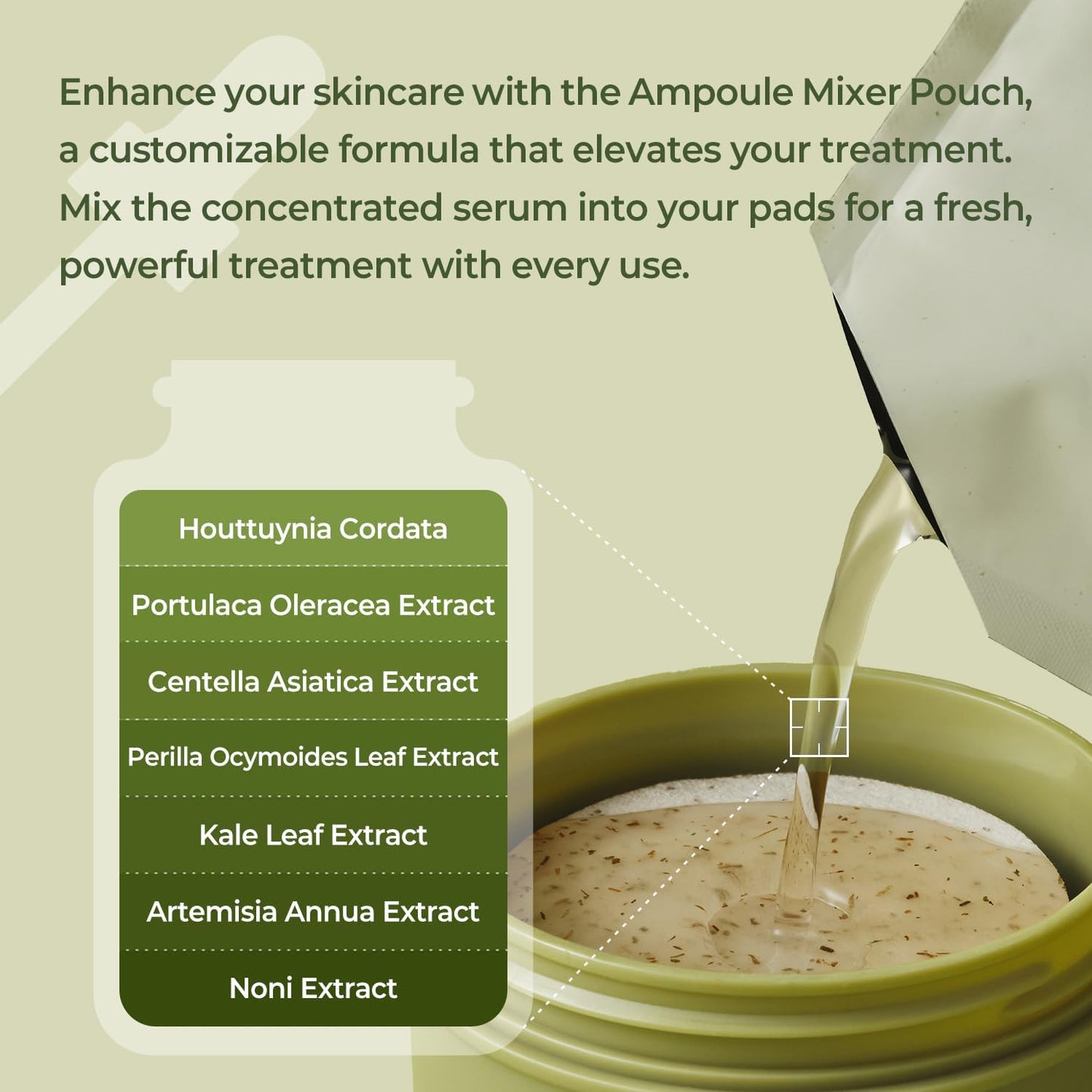 Daily Ampoule Pad – Centella Asiatica Infused Toner Sheets with Antioxidant Deep Nourishing Plant Extracts and Separate Ampoule Pouch for Skin Radiance – (100 Pads)