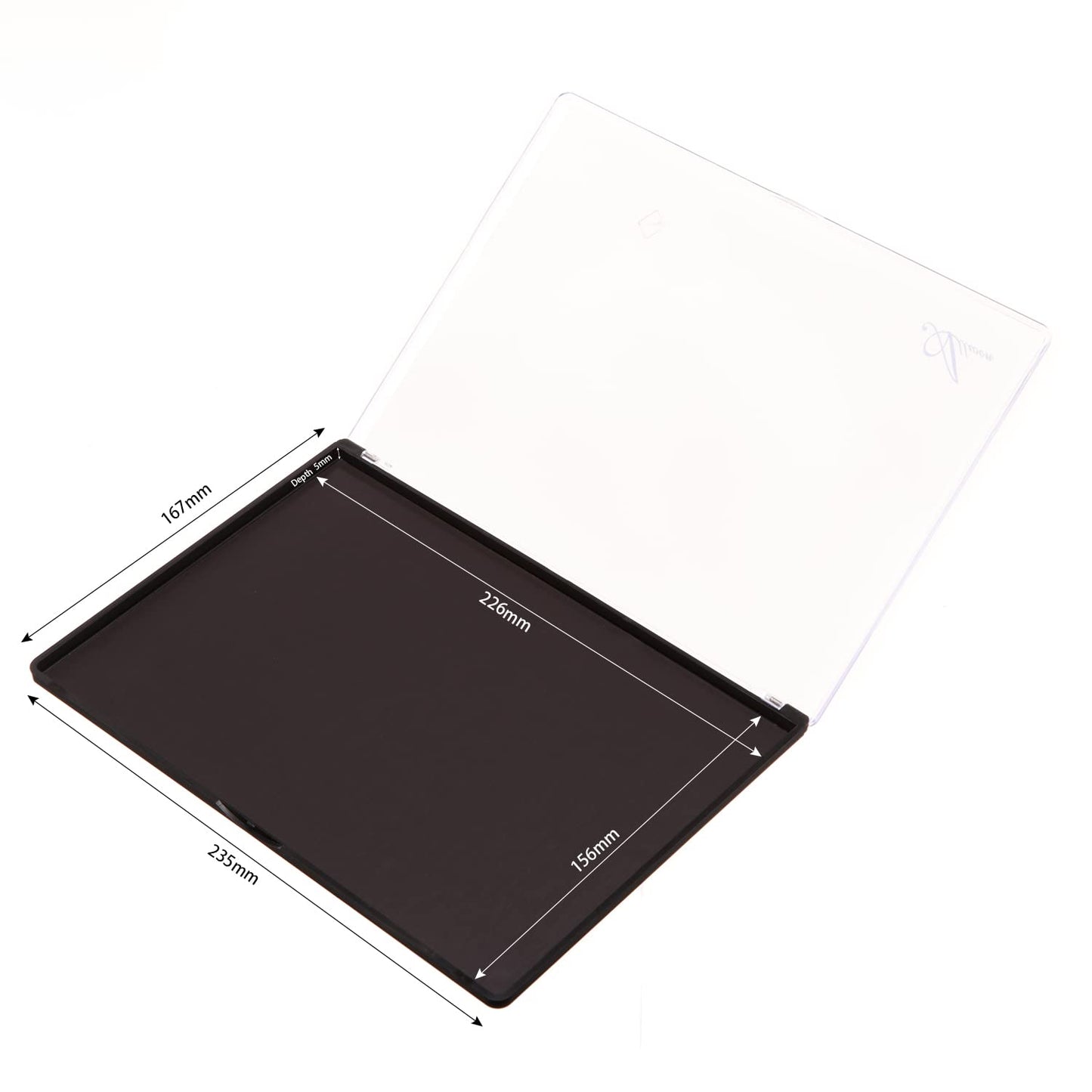 Large Empty Magnetic Transparent Plastic Makeup Palette for Eyeshadow Lipstick Blush Powder