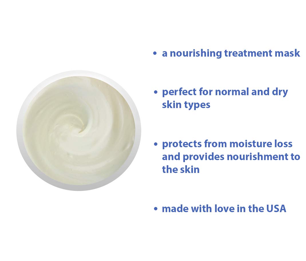 Raya Natural Lecithin Masque (601) | Nourishing Facial Treatment Mask for Dry and Combination Skin | Calms Inflammation and Minimizes Pores