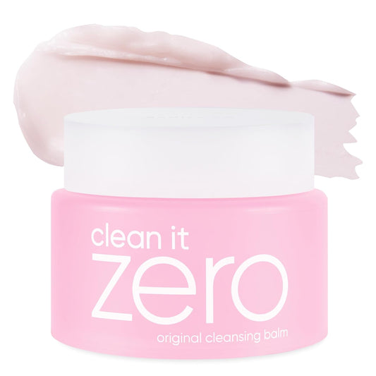 BANILA CO Clean it Zero Original Cleansing Balm | Korean Makeup Remover, Cleansing Oil, Facial Cleanser for All Skin Types | Vegan | Made with Acerola Berry & Vitamin C (100ml / 3.38 fl. oz)