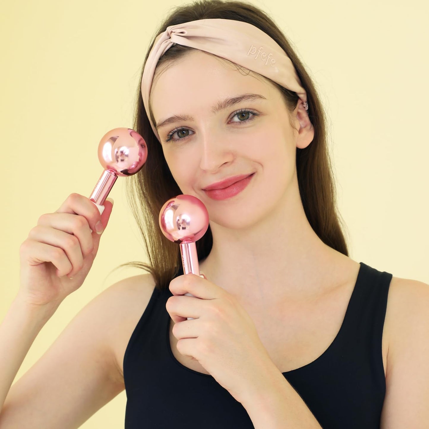 Ice Globes for Face & Eyes, Unbreakable Stainless Steel Cryo Sticks for Beauty Routines, Facials Cold Roller Colling Globes for Puffiness, Wrinkles, Dark Circles, Headaches