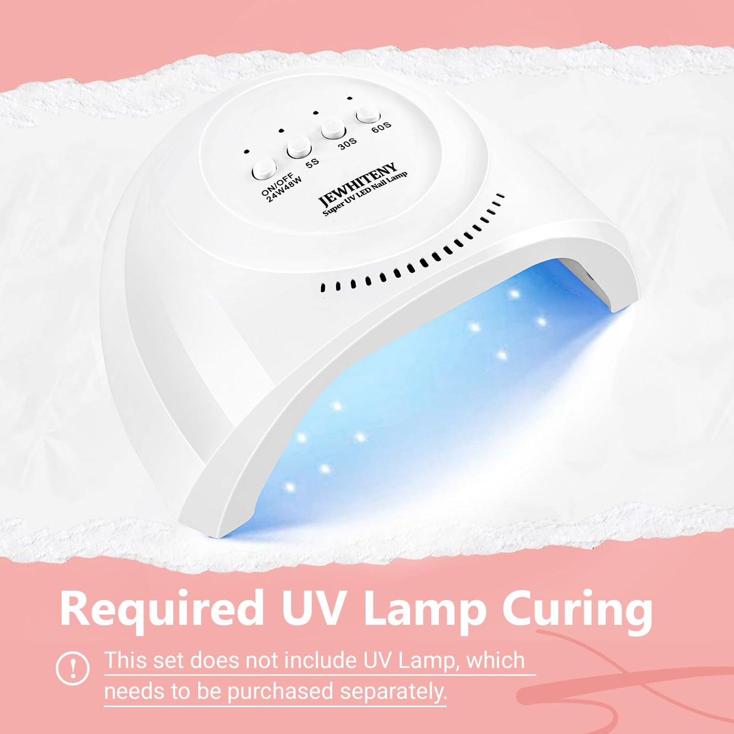 JEWHITENY Poly Nail Gel Set Clear Pink White Poly Extension Gel With Base Coat Top Coat Slip Solution French Manicure Need U V Lamp Curing for Finger Art and Home DIY