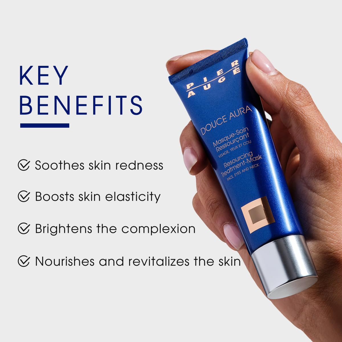 Pier Auge Facial Masks | Douce Aura Face Mask | Overnight Face Mask for Glass Glow Skin -Glowup & Hydrating, Firming and Moisturizing | PDRN Mask| No-Rinse Sleeping Mask 50ml,1.69 fl.oz