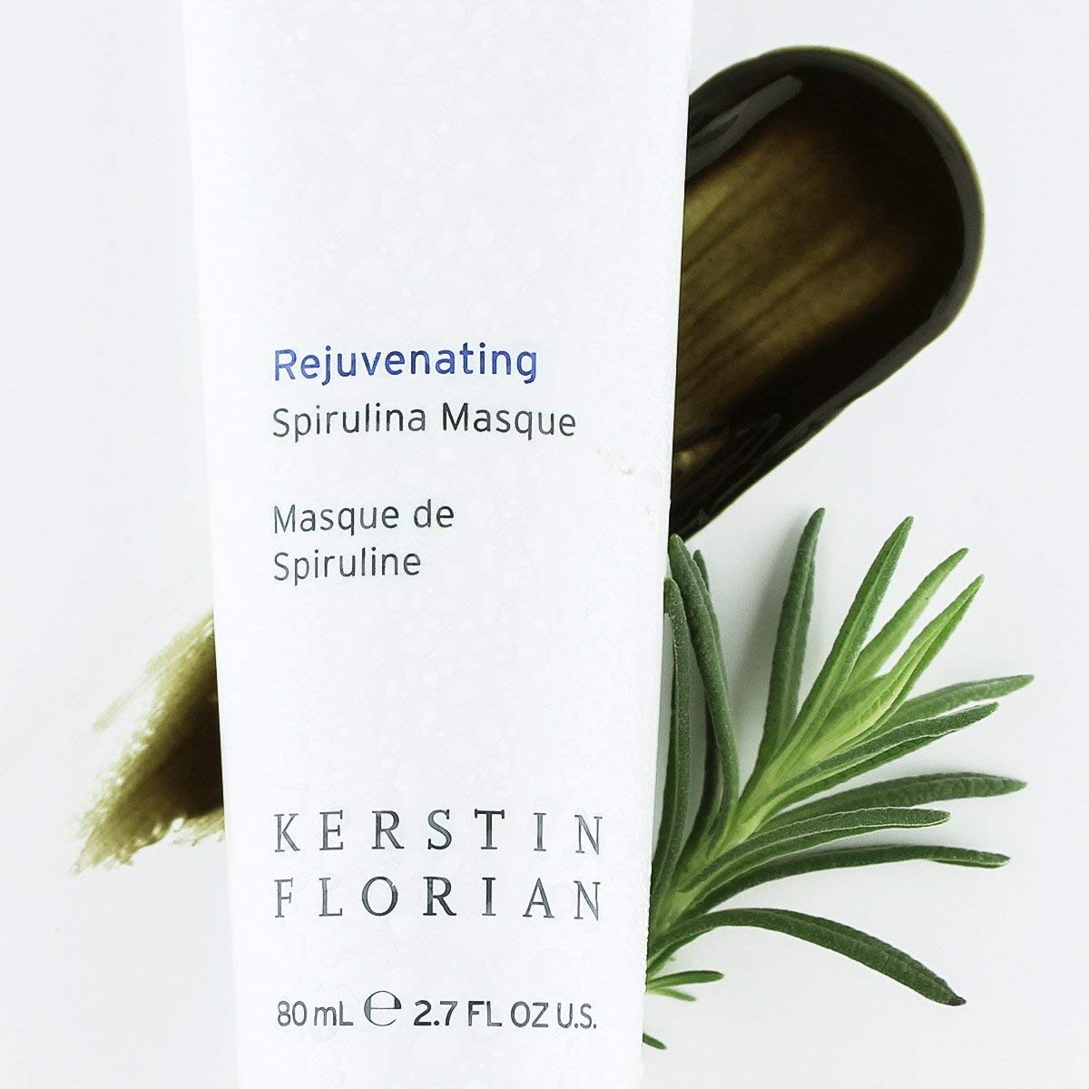 Kerstin Florian Rejuvenating Spirulina Masque | Anti|Aging Treatment Boosts Collagen and Detoxes with Algae and Clay | Face Mask for All Skin Types (2.7 fl oz)