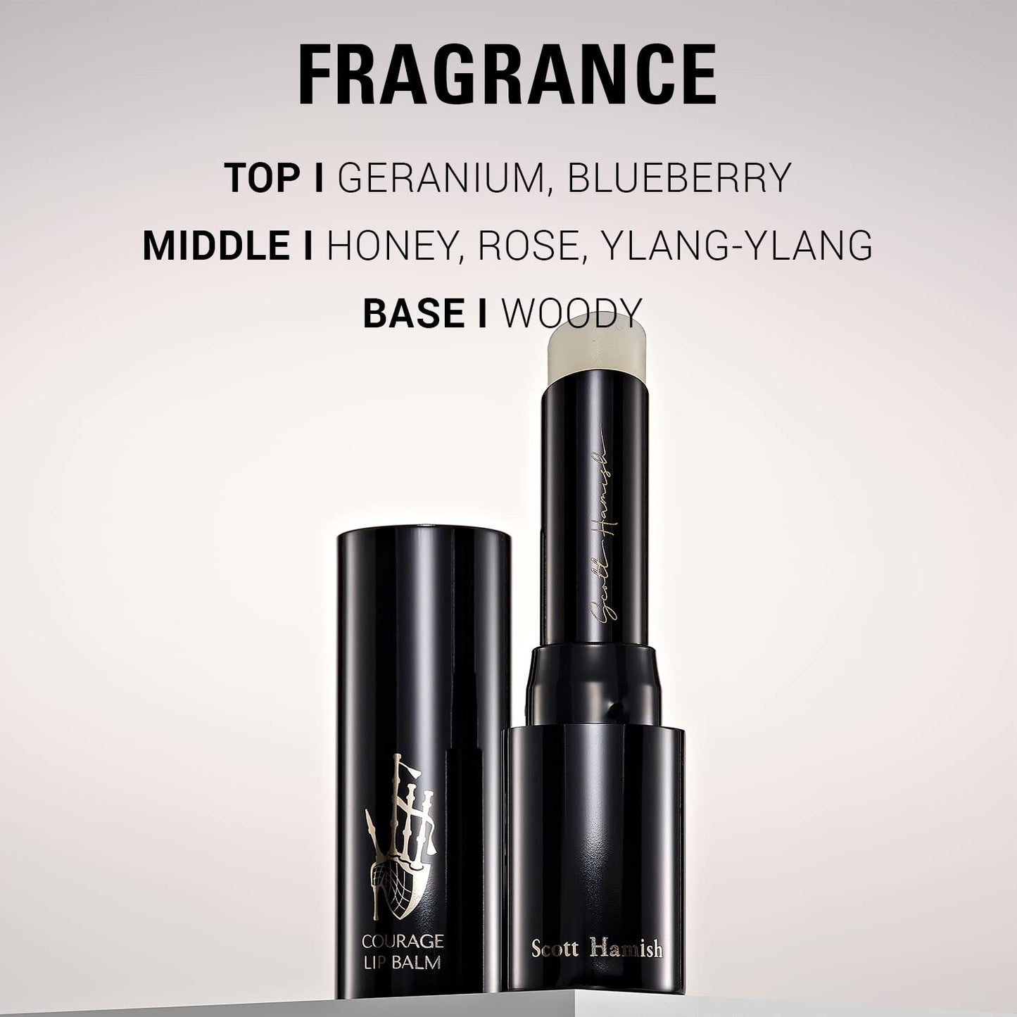 Scott Hamish Courage Lip Balm – Hydrating Lip Balm for Men - Shea Butter & Cica to Moisturize & Soothe Dry, Chapped Lips – Anti Aging Lip Moisturizer and Improve Softness of Lips, 0.12oz.