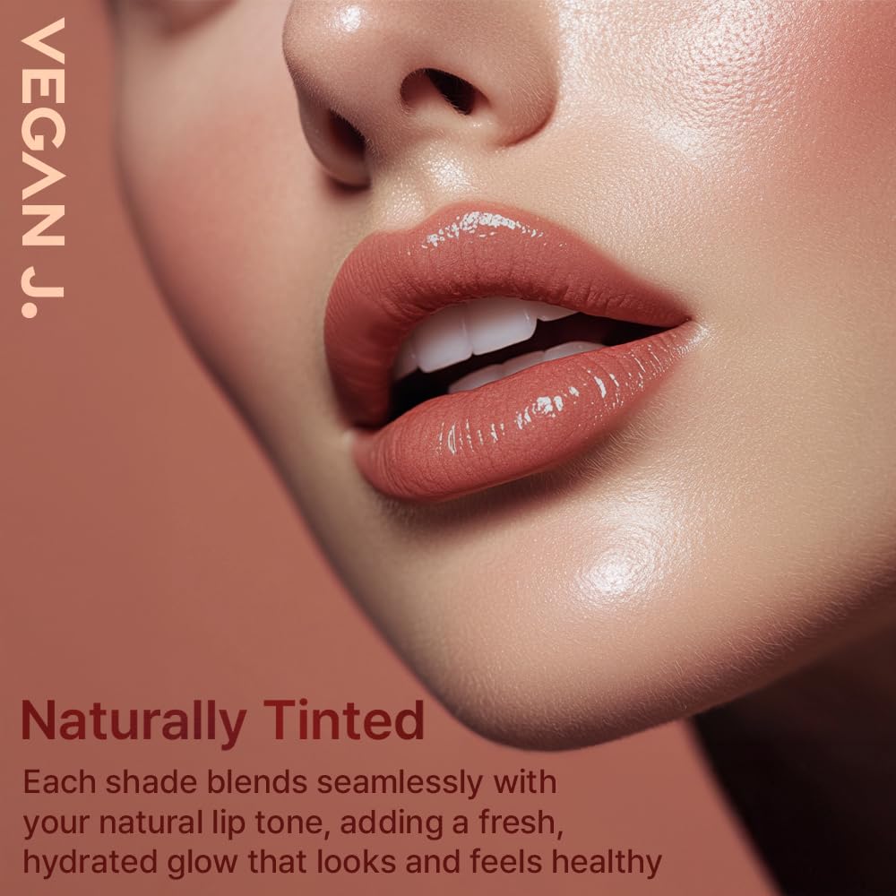 Lip Balm – Long-Lasting Hydration with Natural Color – Korean Beauty, Oasis Plant Complex, Silicone-Free, Vegan & Cruelty-Free Lip Care (004 Coco Brown)