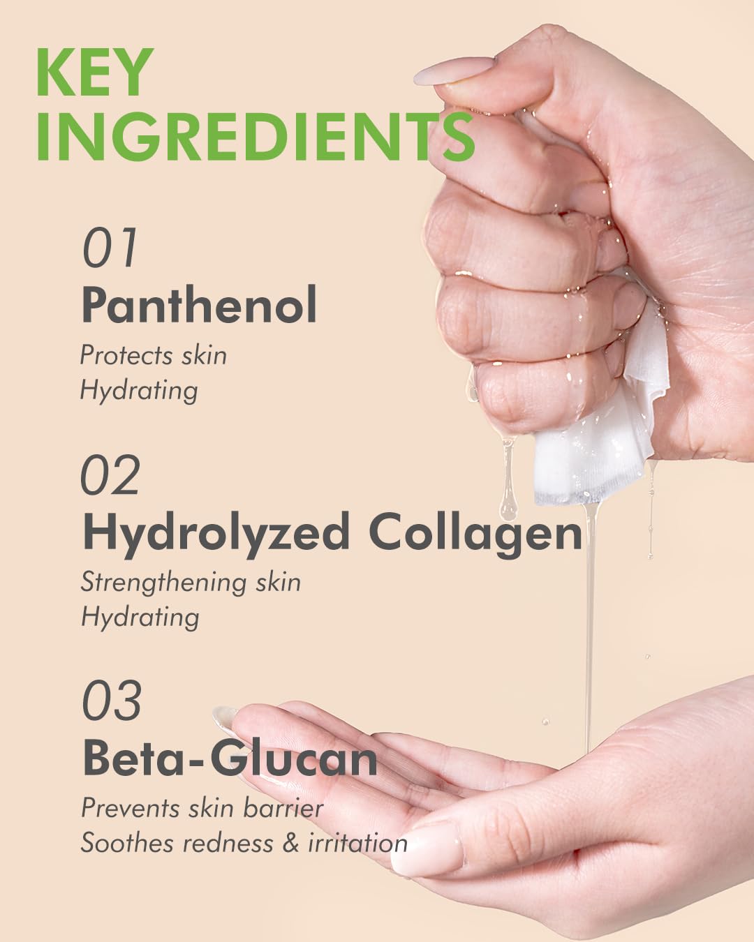 DERMAL Cucumber Collagen Essence Facial Mask Sheet 23g Pack of 10 - Soothing & Moisturizing, Redness & Sunburn Relief, Daily Skin Treatment Solution Sheet Mask