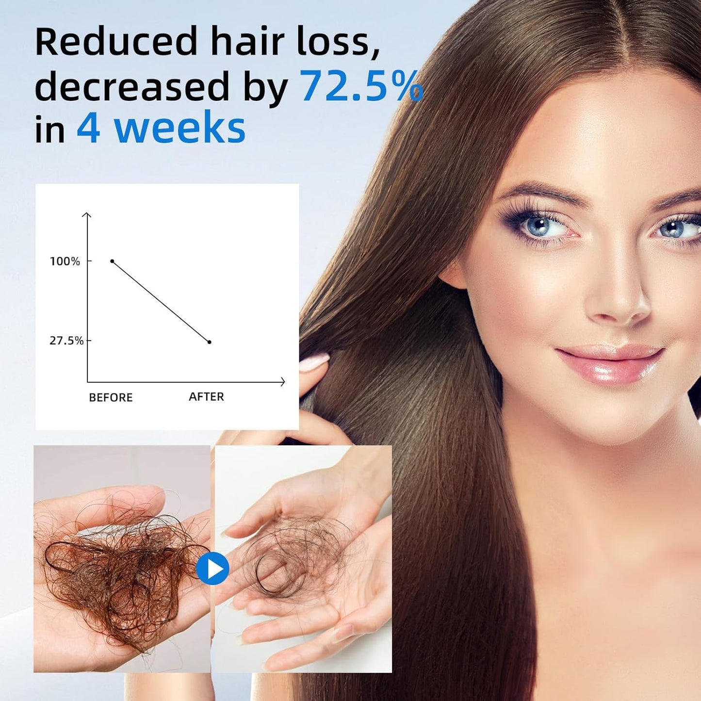 Ovela Hair Ampoule Serum, Scalpy Hair Growth Serum for Hair Loss & Thinning | Hair Growth Serum Women & Men w/Salicylic Acid, Menthol, Dexpanthenol | Non-Greasy, Lightweight (2 PCS)