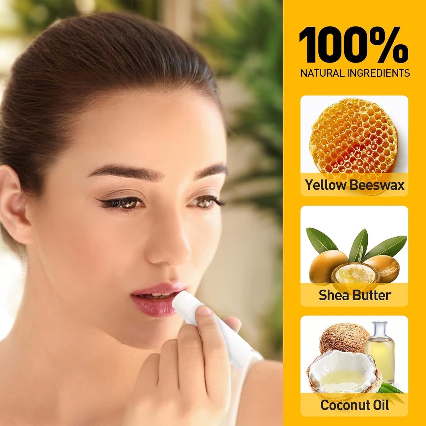 DMSKY Lip Balm Bulk Unlabeled 200 Pack, Natural Ingredients Vitamin E Shea Butter, Custom Chapstick Bulk For Party Favors & Wedding Favors