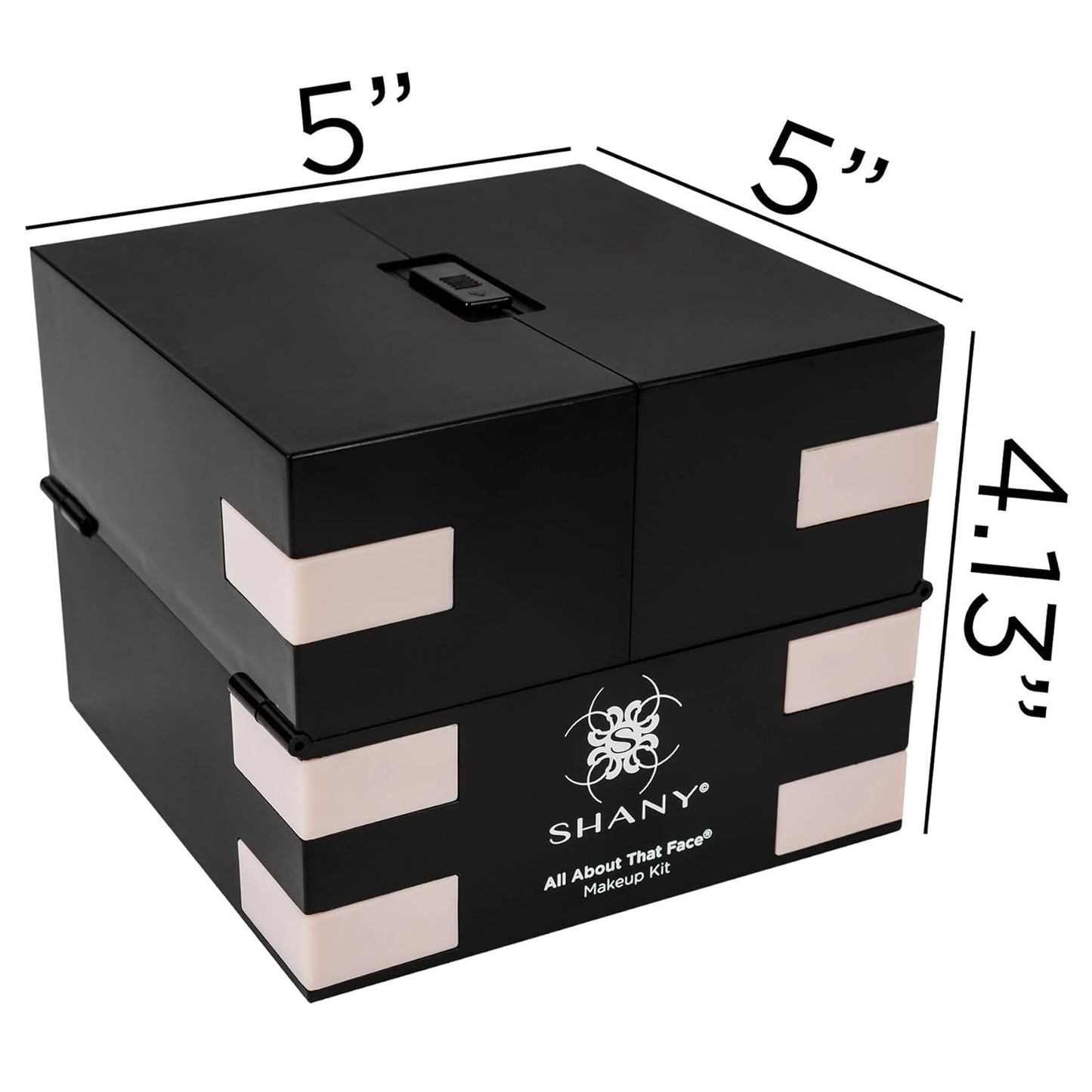 SHANY All About That Face Makeup Kit - All in one Beginner Makeup Set - Eye Shadows, Lip Colors, Face Makeup, Cosmetics applicators & More.