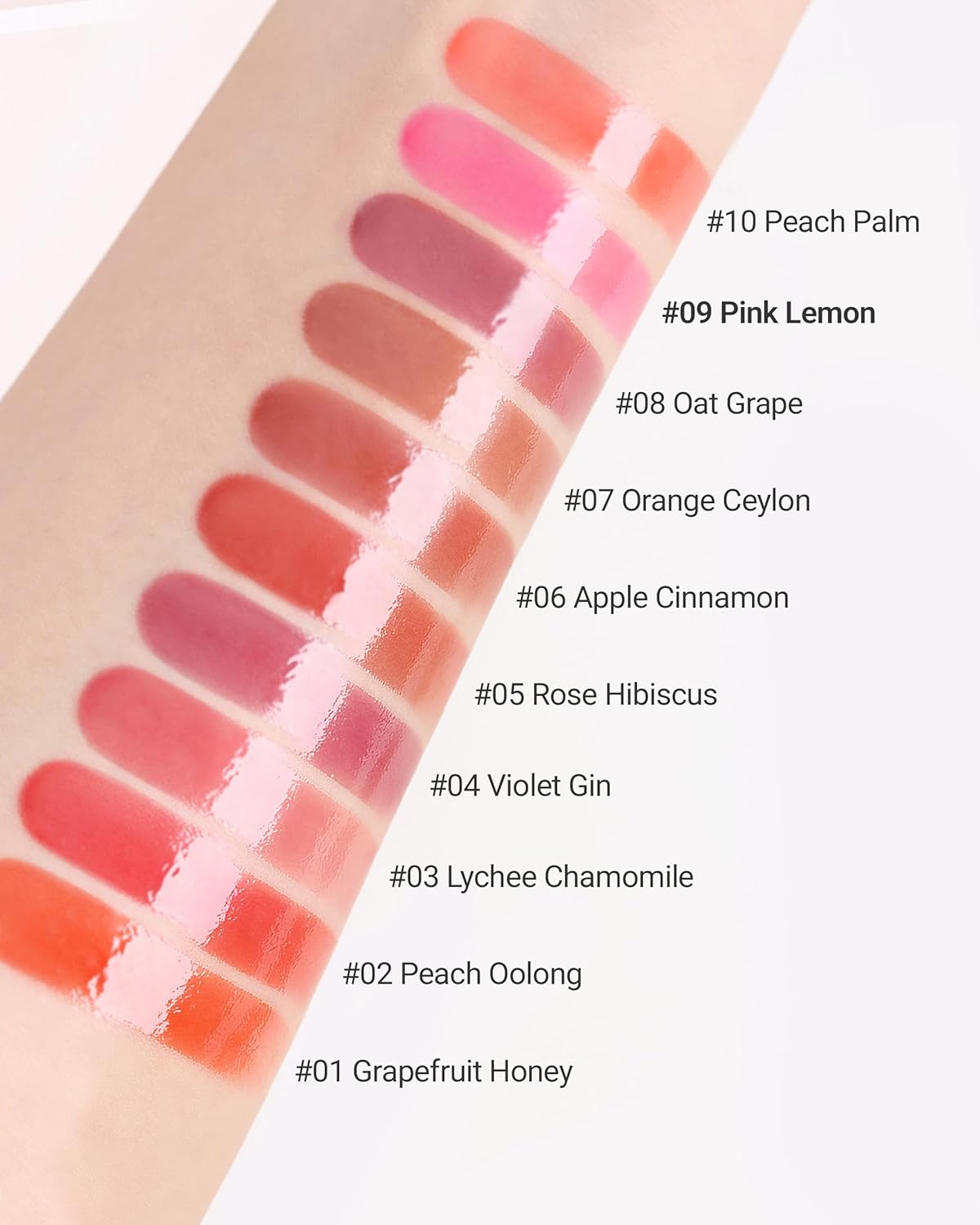 THESAEM Saemmy's Ade Shot Tint - Korean Lip Tint, Water Gel Lip Stain with Plump Glowy Moisturizing Finish, Buildable Radiant Gloss, Long-Lasting Comfort, 0.1 fl.oz. (09 Pink Lemon)