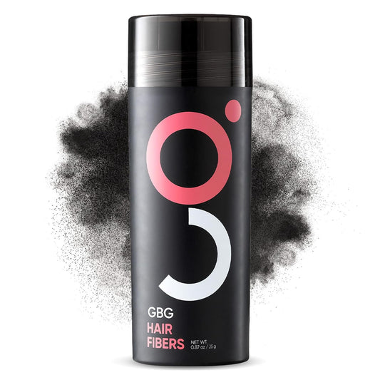 GBG Hair Fibers for Thinning Hair & Bald Spots (Dark Brown) - 25g Bottle - Conceals Hair Loss - Instant Cover Up & Volume in 30 Seconds, Hair Powder for Women & Men - Cruelty Free