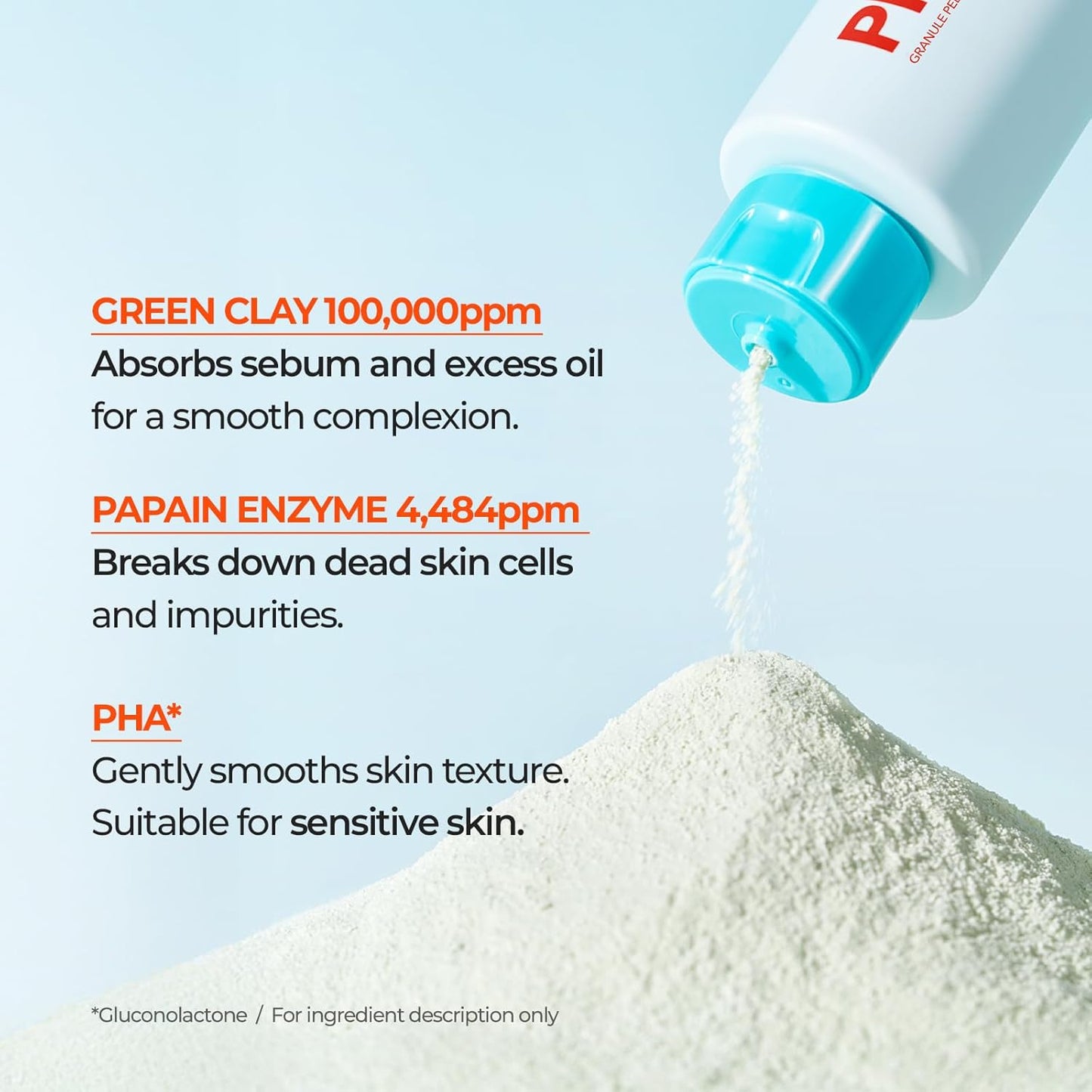 Cell Fusion C PHA Enzyme Granule Peels Cleansing Powder – Multi-Purpose Powder Cleanser for Blackhead Removal & Sebum Control, Exfoliation for Smooth Skin, 2.11 oz / 60g