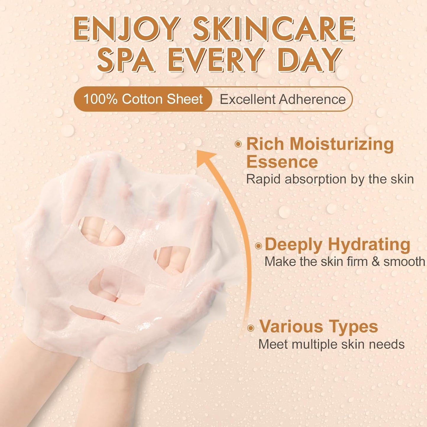 84 Pack Collagen Face Masks Skincare for Women, Hydrating and Moisturizing Sheet Face Masks for Women Skin Care, Face Mask Gifts Set for Spa Party, Bulk Facial Masks Suitable for All Skin Types