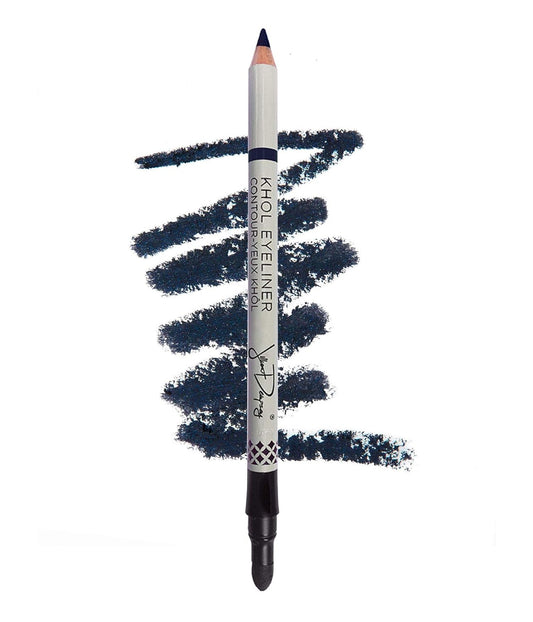 Jillian Dempsey Khol Eyeliner: Clean, Waterproof Eyeliner Pencil with Built-In Smudger for Effortless Blending – Rich Pigment, Cruelty-Free, Black Sapphire