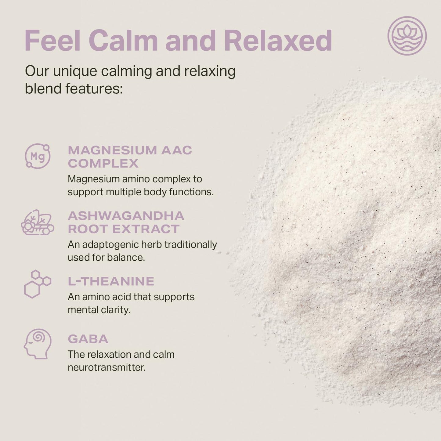 Proper, The Lavenders Calming Aid. Sleep and Relaxation Drink Mix. GABA L-Theanine Supplement with Magnesium, Lavender, Lemon Balm, and Ashwagandha. Natural Calm Stress Support Supplements