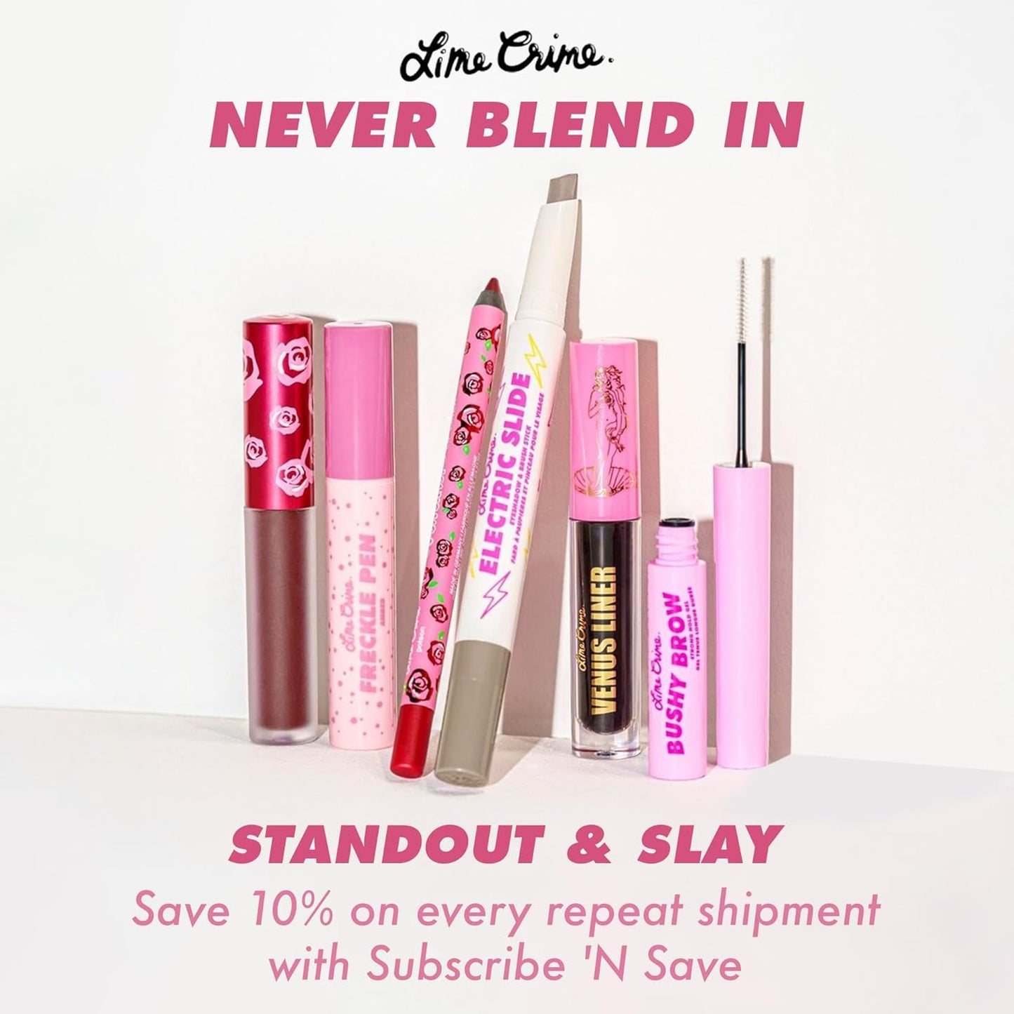 Lime Crime Eye & Face Palette, Venus 3-8 Shades in Matte, Glitter & Metallic Finishes of Dreamy Pinks & Purples - Highly Pigmented Color & Easy to Blend Formula - Mirrored Box - Vegan