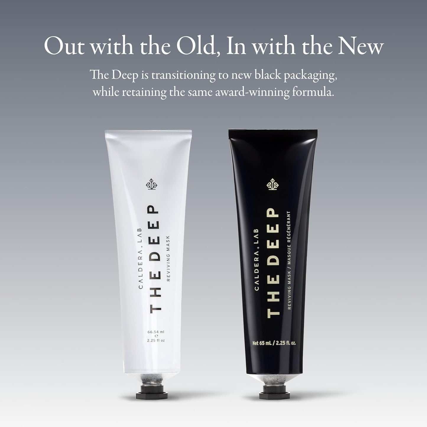 Caldera + Lab The Deep | Men's Organic Hydrating Clay Face Mask for Dry, Sensitive, & Normal Skin – Vegan, Natural & Antioxidant Packed Exfoliating Skincare Facial Treatment