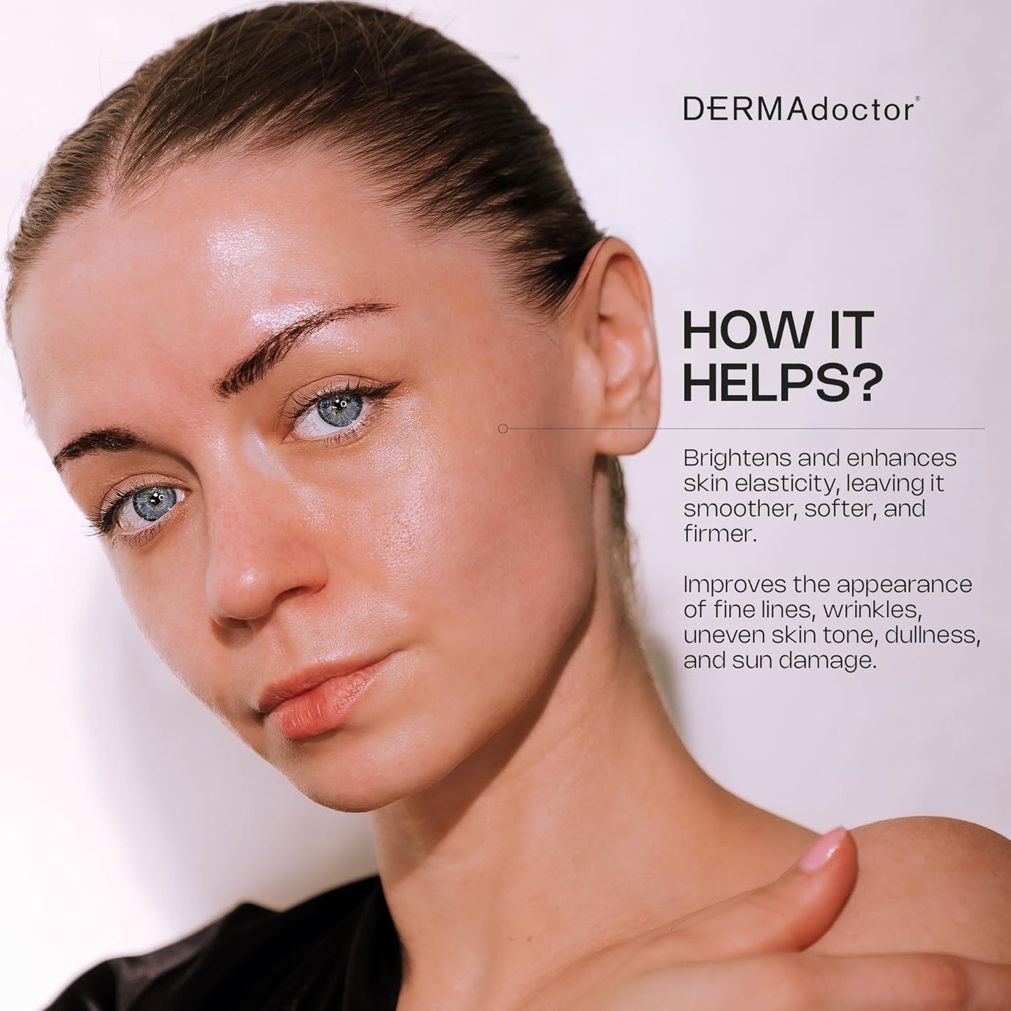 DERMAdoctor Vitamin C Face Serum 20% Vitamin C, Vitamin-E, Ferulic Acid, Ascorbic Acid Concentrated Dermatologist-Formulated Anti-Aging, Hydrating & Discoloration Correcting Serum for Face -1.0 fl oz