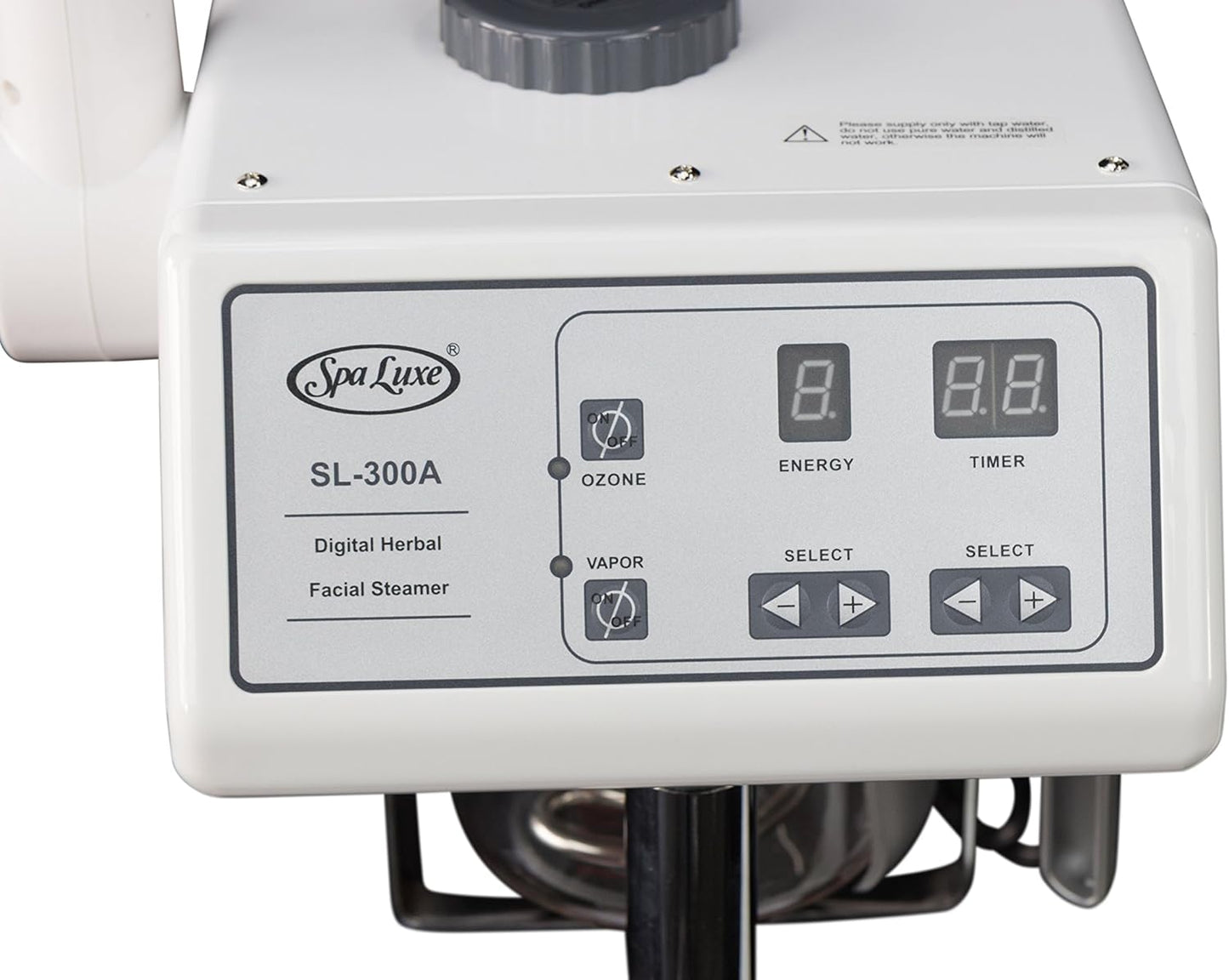 Professional Facial Steamer with LED Magnifying Lamp - 2 in 1 Digital Controls, Aromatherapy, Esthetician Supplies for Beauty Salon, Spa Equipment, and Home Use- Combo Unit