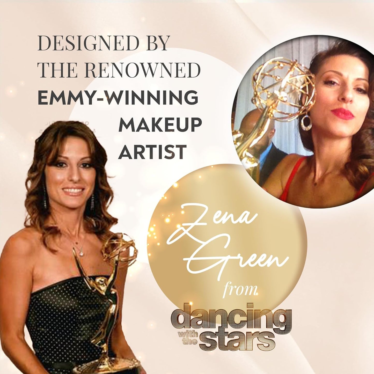 Junior Magnetic Makeup Palette, Empty Magnetic Palette, Universal Magnet makeup palette for Eyeshadows, Powders, Customizable Beauty Organizer with Mirror