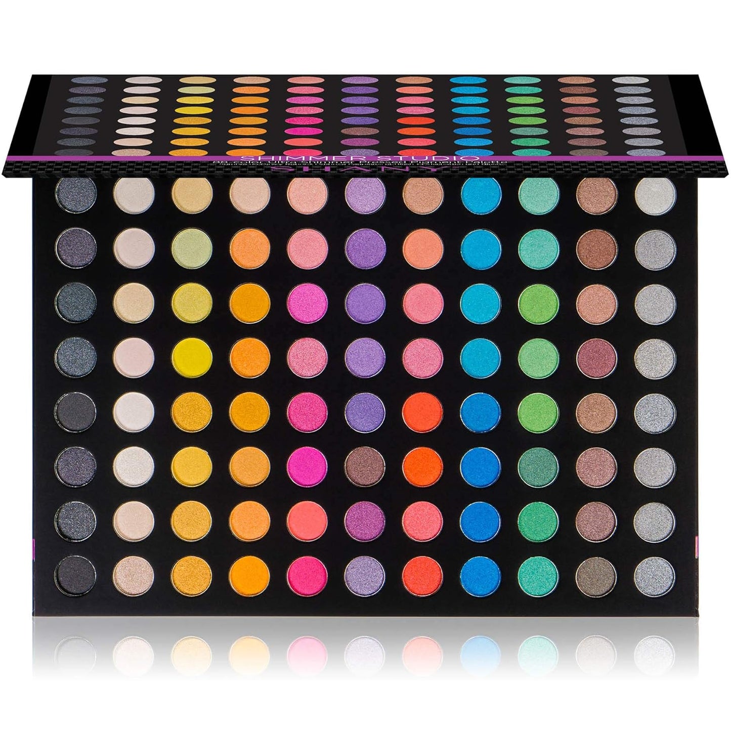 SHANY SHIMMER STUDIO Eye shadow Palette, Matte,Shimmer and Metallic Eye Makeup, Studio Colors for Smoky Eyes and Natural Look