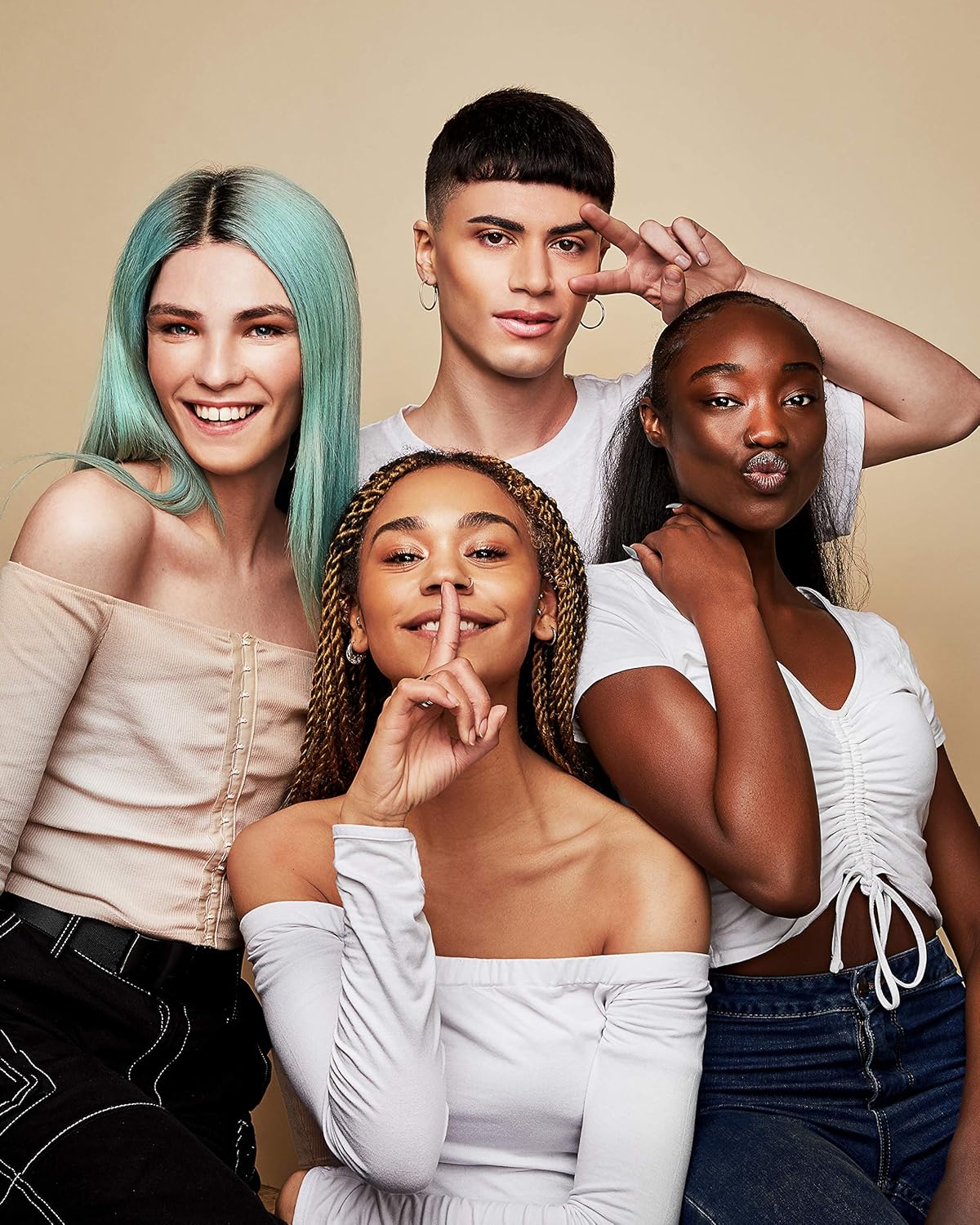 Jecca Blac Sculpt and Soften Contour Palette, Creamy Formula with Natural Finish, Medium Coverage, Gender Neutral and LGBTIQA+ Inclusive Make Up, Light, 12g